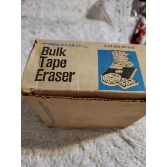 Realistic 44-232 Bulk Tape Eraser Radio Shack In Box Retro Collector Vintage